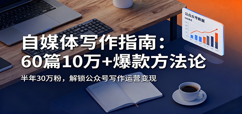 自媒体写作指南：60篇10万+爆款方法论，半年30万粉，解锁公众号写作运营变现鑫博凯资源站-创业网-项目平台-副业项目-网创项目资源站-副业项目-创业项目-搞钱项目-网站源码-游戏源码鑫博凯资源站