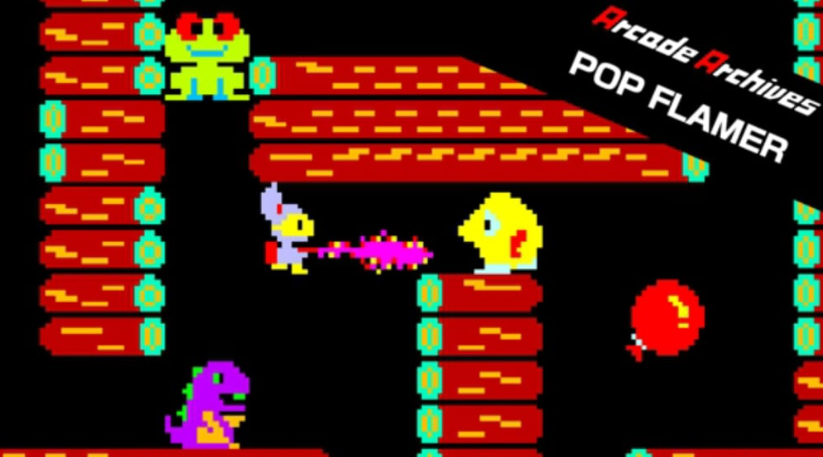 《街机：POP火焰 Arcade Archives POP FLAMER》Switch英文版NSP下载鑫博凯资源站-创业网-项目平台-副业项目-网创项目资源站-副业项目-创业项目-搞钱项目-网站源码-游戏源码鑫博凯资源站