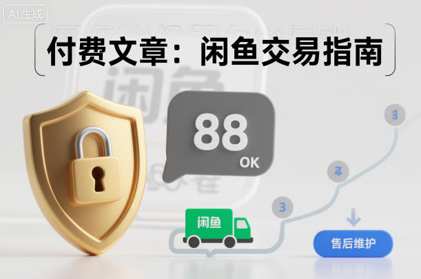付费文章：闲鱼交易指南，怎么才能降低被坑被马扁的概率鑫博凯资源站-创业网-项目平台-副业项目-网创项目资源站-副业项目-创业项目-搞钱项目-网站源码-游戏源码鑫博凯资源站