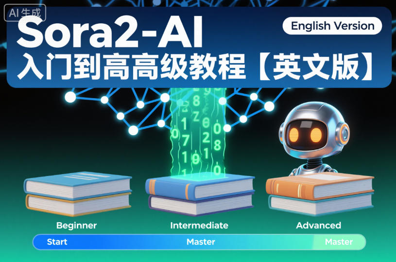 Sora2-AI入门到高级教程【英文版】鑫博凯资源站-创业网-项目平台-副业项目-网创项目资源站-副业项目-创业项目-搞钱项目-网站源码-游戏源码鑫博凯资源站