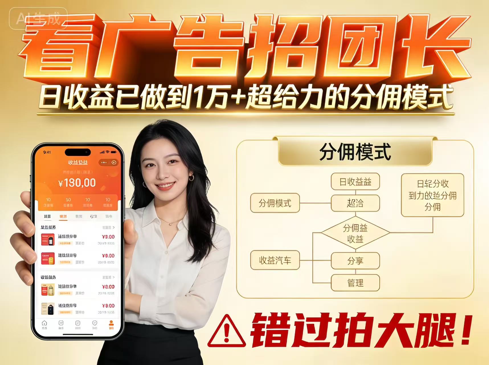 看广告招团长，团队收益已做到日入1万，分佣模式超给力，错过拍大腿鑫博凯资源站-创业网-项目平台-副业项目-网创项目资源站-副业项目-创业项目-搞钱项目-网站源码-游戏源码鑫博凯资源站