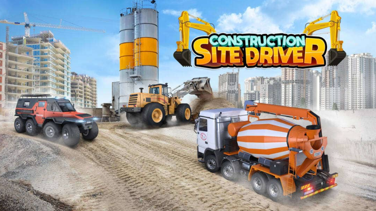 《建筑工地司机 Construction Site Driver》Switch英文版NSZ下载鑫博凯资源站-创业网-项目平台-副业项目-网创项目资源站-副业项目-创业项目-搞钱项目-网站源码-游戏源码鑫博凯资源站